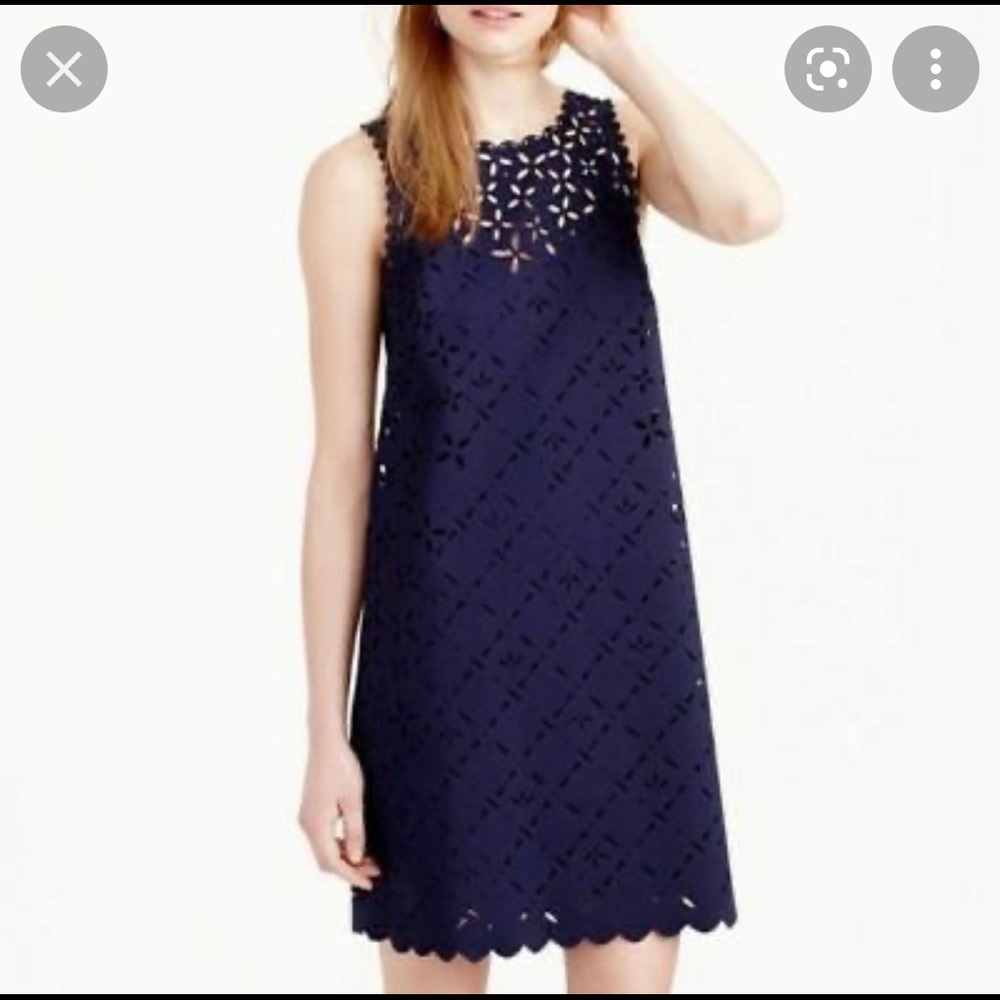 J. Crew Lasercut Dress - Size 0